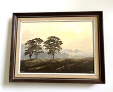 Olive Walker ' Golden Valley' Oil on Board signed 'OW' 43cm x 33cm