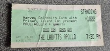 USED CONCERT TICKET ** PAUL WELLER ** MANCHESTER APOLLO 1995 ** GOOD CONDITION