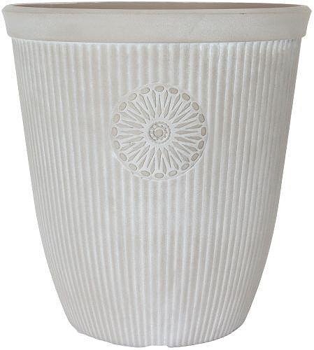 White plant pot decorative - pot,