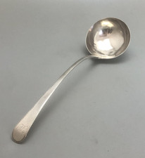 George III Feather Edge Soup Ladle John Lambe London 1774 ABDZX