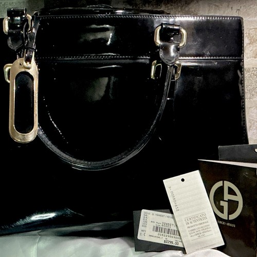 Giorgio armani black patent - giorgio,
