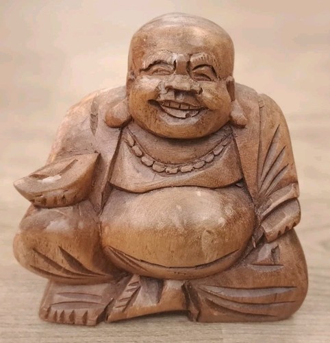 Wooden small smiling laughing - wooden,