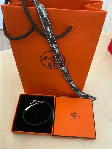 Hermes mens leather bracelet