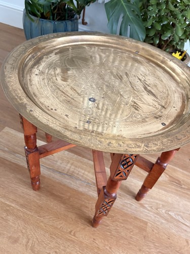 Vintage moroccan brass - moroccan,