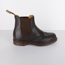 Dr Martens Industrial Men's Size UK 8 Brown Leather Safety Shoe Chelsea Boots