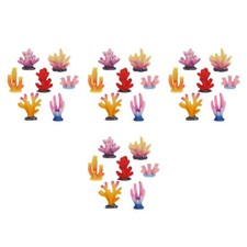 7PCS Coral Reef Decor: Mini