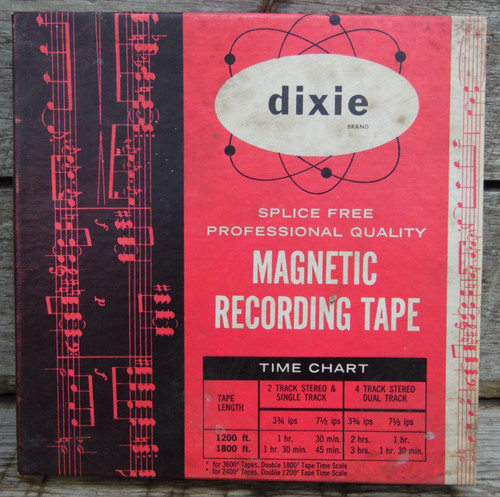 Dixie magnetic recording - dixie, tape