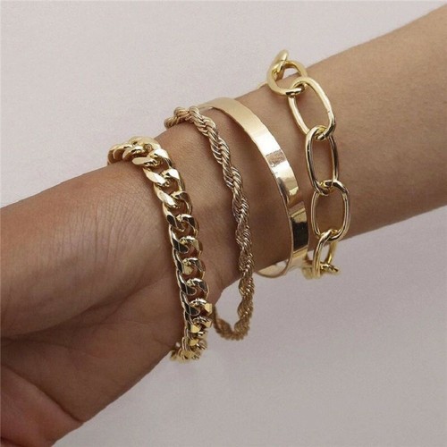 Multi layer bracelet gold - multi,