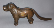 CAST IRON DOG NUTCRACKERS -ENGLISH MADE- PATENT No. 273480 - GUERNSEY CREST