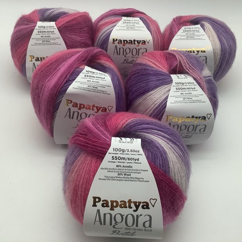 Papatya angora batik knitting - angora,