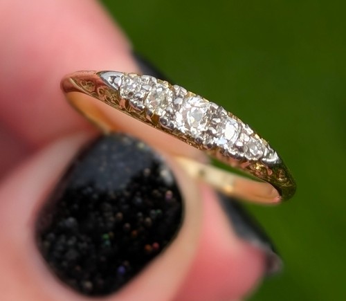 Antique old cut diamond - old,