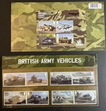 GB 2021 BRITISH ARMY VEHICLES With Mini Sheet Presentation Pack 606 UNMOUNTED