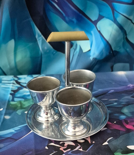 Vintage silver tone cup - vintage, silver-tone