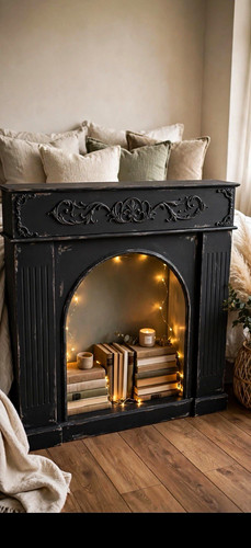 Art deco black - art, corner