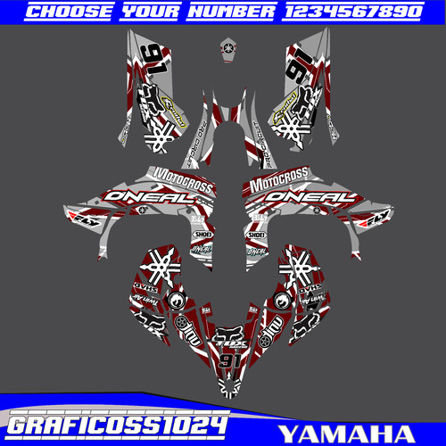 Graphics kit for yamaha yfz - for,