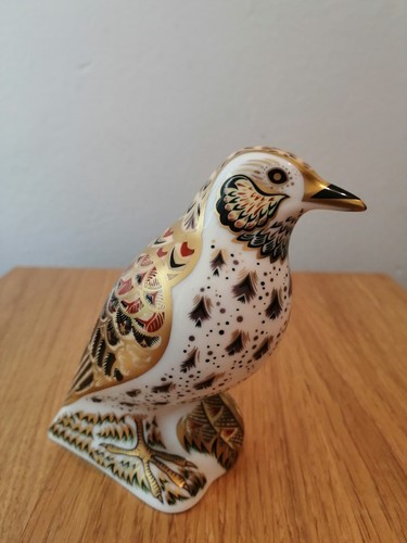 Royal crown derby song thrush - derby,
