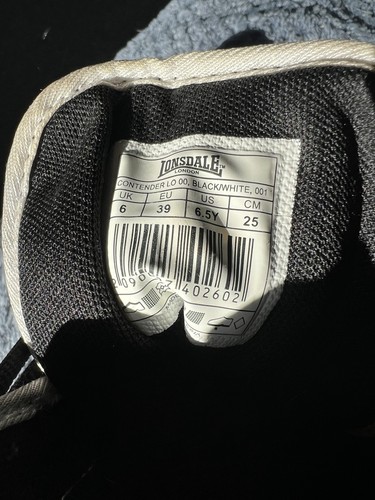 Black lonsdale boxing shoes - boxing,