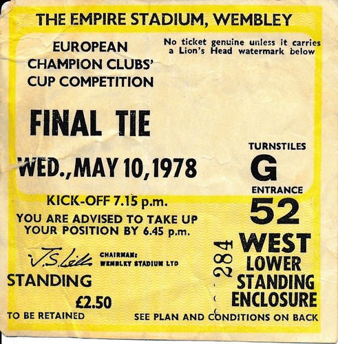 Ticket european cup final - european,
