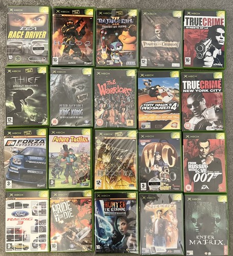 Xbox original x20 games job - original,