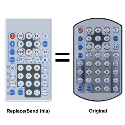 New replacement remote control - new,