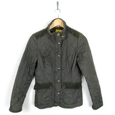 Joules Women's Moredale Green Quilted Jacket Size 8