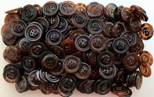 Buttons 23mm 36L Brown