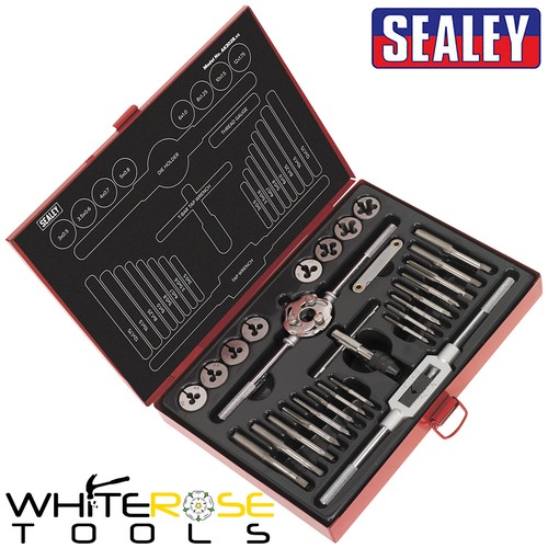 Sealey tap die set - sealey, 28pc