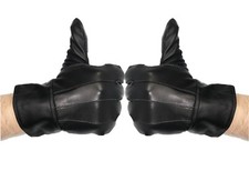 Mens Black Driving Leather