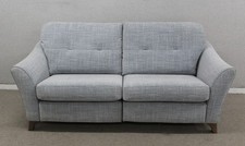 G Plan Hatton Beach Duck Egg Fabric 3 Seater Sofa With Power Footrest
