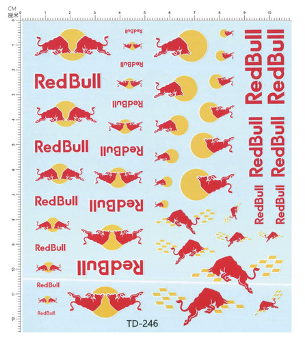 Red bull racing logo diy - red,