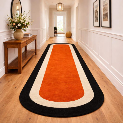 Mid century modern oval - modern, runner
