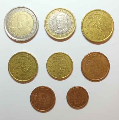 Spain full euro coins - spain,