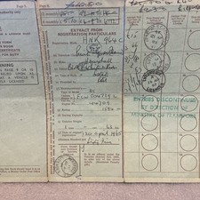 VAUXHALL VICTOR 101 1965 CLASSIC VINTAGE RF60 LOGBOOK MEMORABILIA