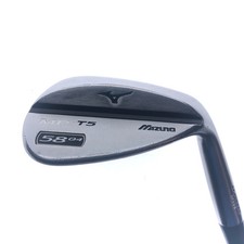 Used Mizuno MP T5 White Satin Lob Wedge / 58.0 Degrees / X-Stiff Flex