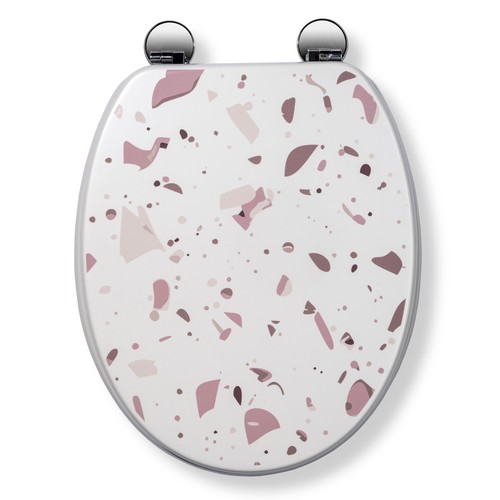 Croydex toilet seat pink - toilet,