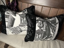 Set Of 2 Timney Fowler Cushions.