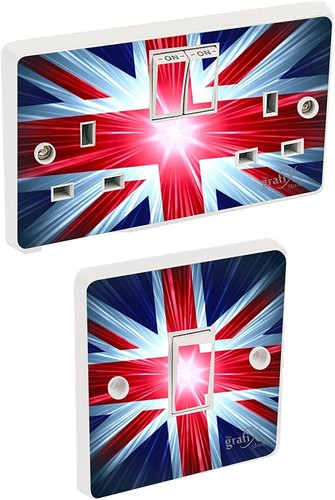 Union jack light switch - union,