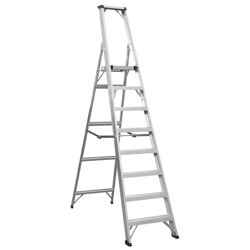 Sealey aluminium step ladder - aluminium,