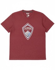 ADIDAS Mens Colorado Rapids Graphic T-Shirt Top XL Burgundy Polyester DZ84