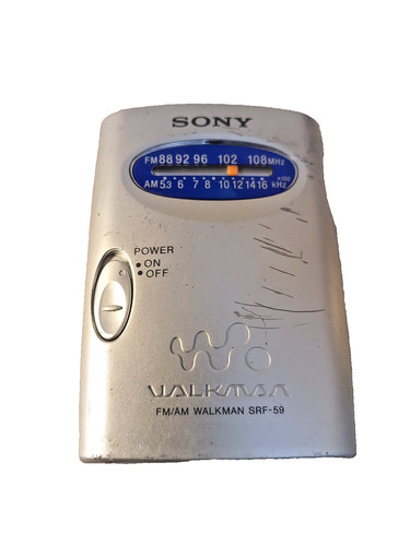 Sony walkman srf mini fm - sony, am/fm