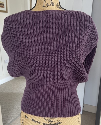 Zara plum sleeveless jumper - zara,