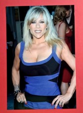 SAMANTHA FOX - ORIGINAL 12" x 8" COLOUR GLOSSY PHOTO - SAM FOX
