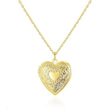 18k Gold Plated Heart Locket