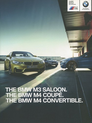 Car brochure bmw saloon - m3,