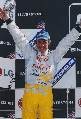 Jason plato hand signed 12x8 - plato,