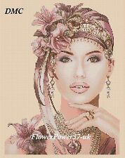 Art Deco Lady Cross stitch