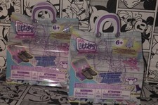 2x Real Littles Surprise Collectible SHOES Toy sneakers trainers doll shoes