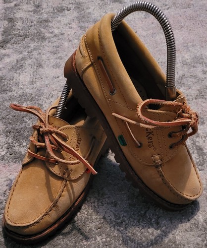Kickers suede moccasin boat - suede,