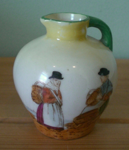 Antique vintage pitcher welsh - antique,