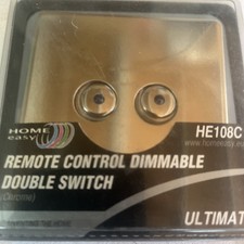 Remotely Controlled Dimmable Double Switch